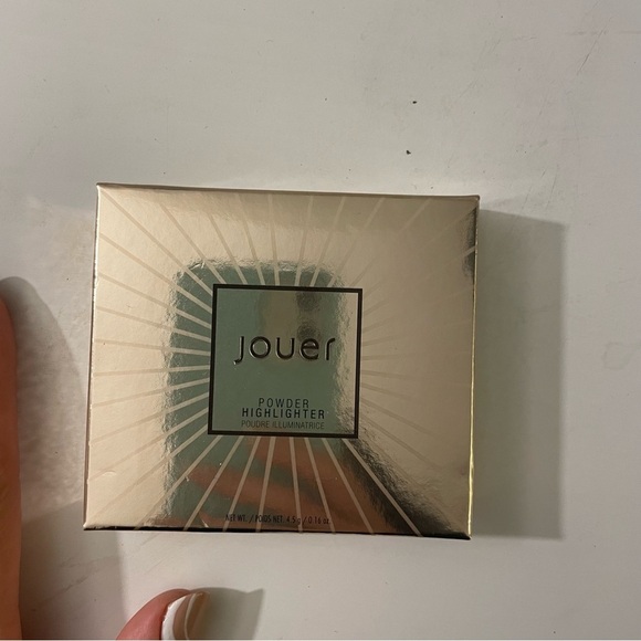 Brand New in Box Jouer Powder Highlighter in Citrine Shimmering Gold Revolve - Picture 6 of 7